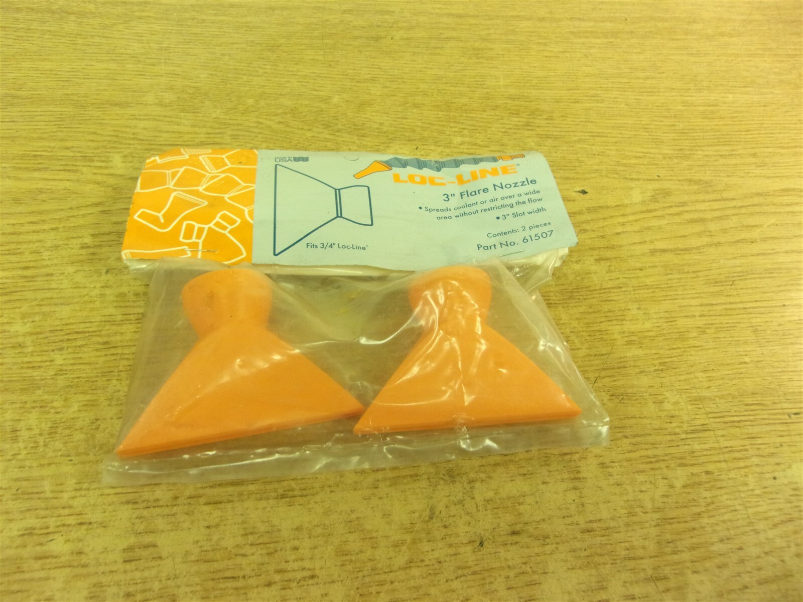 NEW Loc-Line 61507 3″ Flare Nozzles, Lot of 2 *FREE SHIPPING*