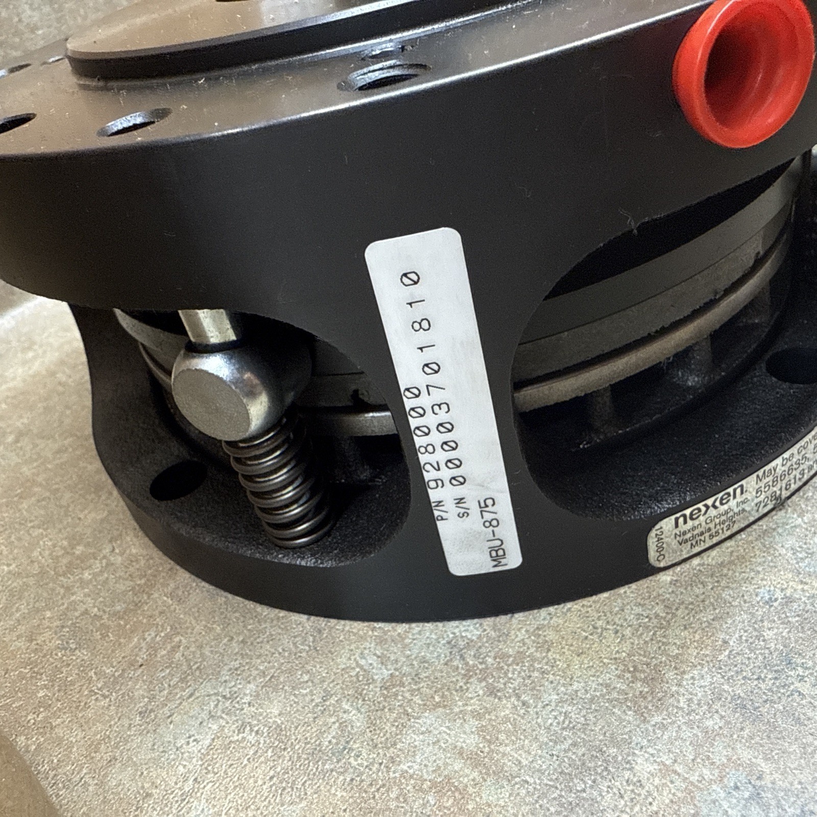 Nexen Air Brake Clutch, 928000, 32048, 120 PSI/ 8 Bar Max, MBU-875