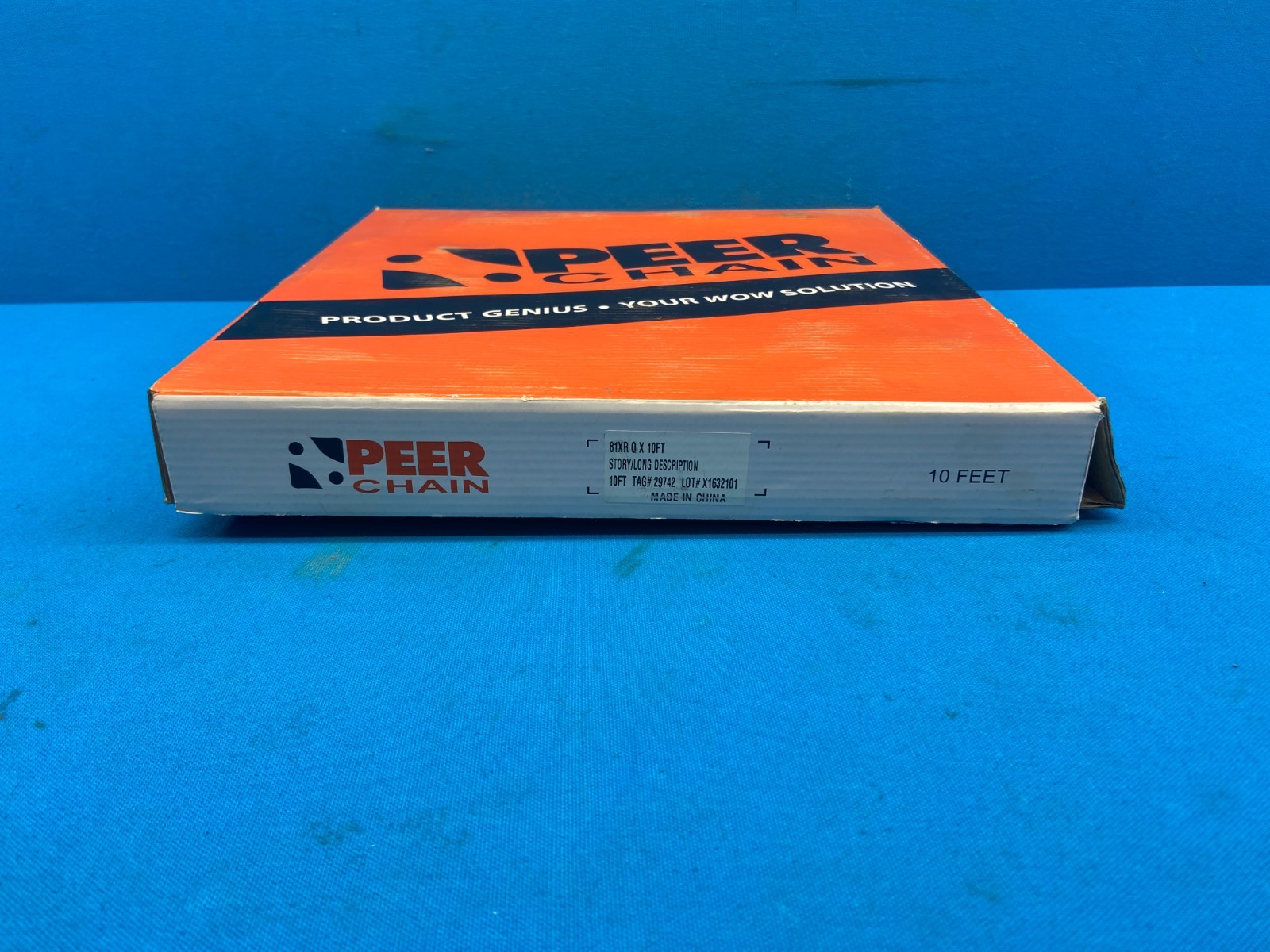 Peer Heavy Conveyor Roller Replacement Chain 81XR Q 10ft