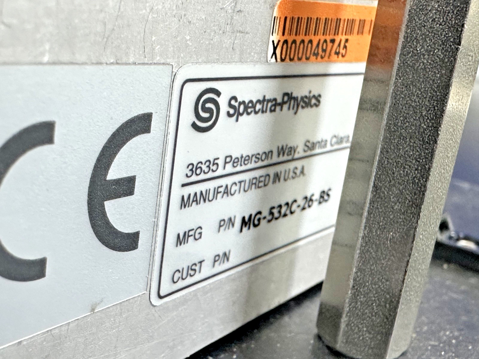 Spectra-Physics MG-532C-26-BS Laser Module Assembly OEM Export May 2018