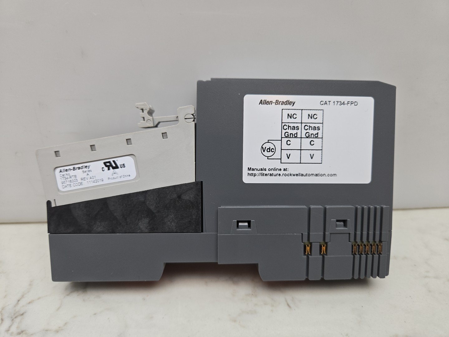 7 Pack Allen Bradley 1734-FPD Point I/O Field Power Distributor Module 1734-RTB
