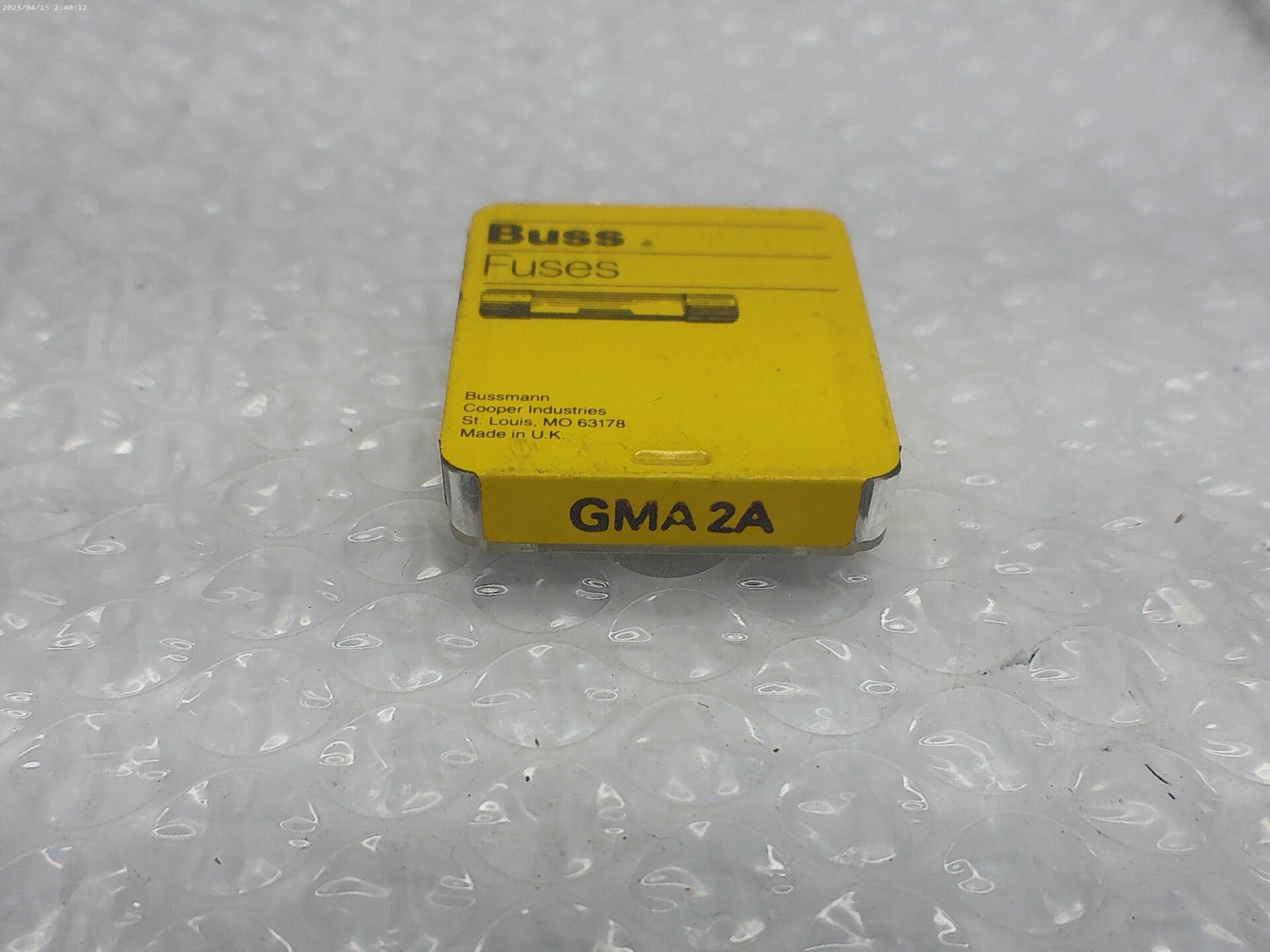 BUSSMANN GMA-2A FUSE PKG OF 4 NSMP