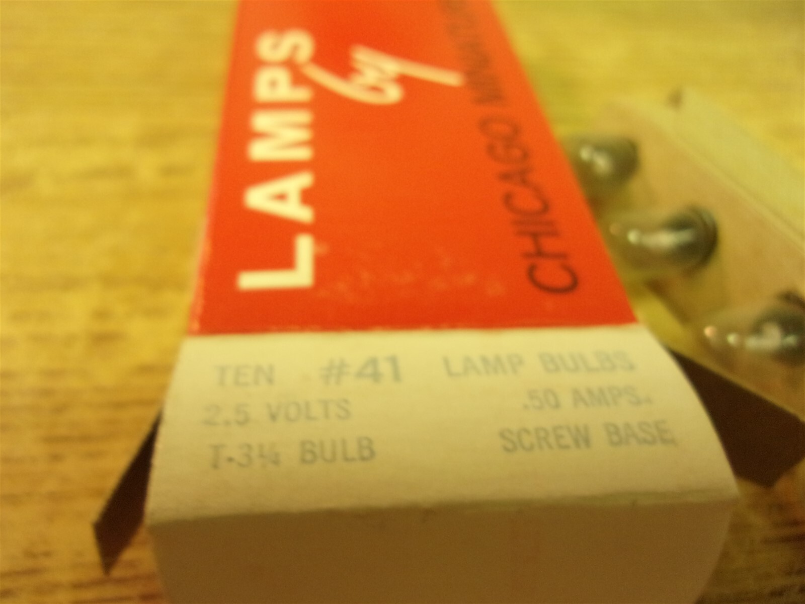 NEW Chicago Miniature Lamp Works #41, Lot of 10 *FREE SHIPPING*