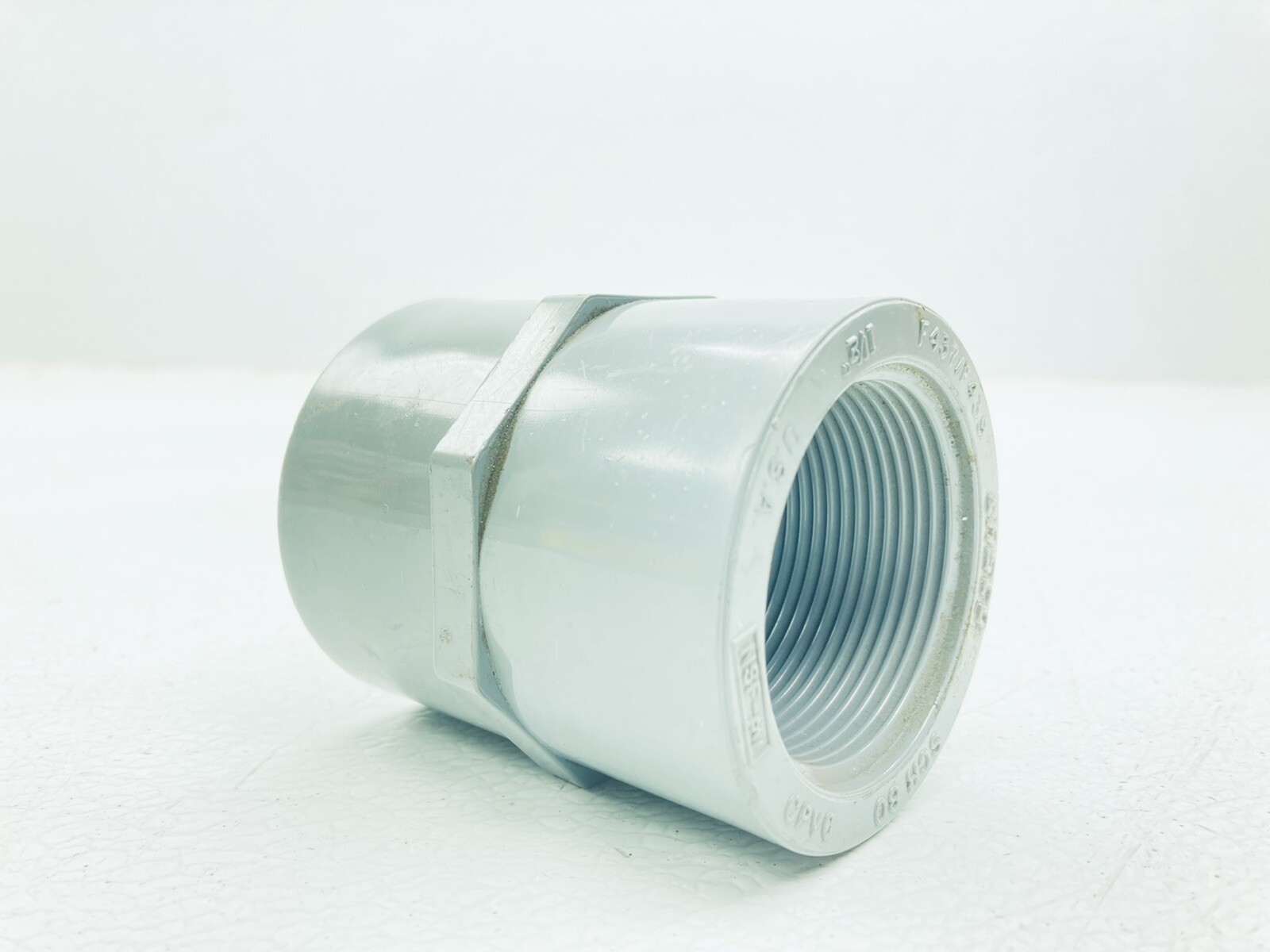 NEW LASCO F437/F439 1-1/2″ SCH 80 FEMALE ADAPTER CPVC BARREL