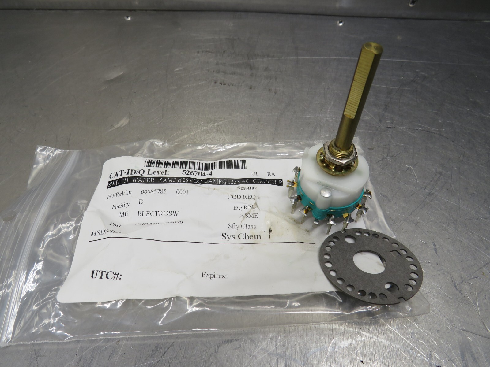 Electroswitch C4D0104N-4098 Wafer Switch
