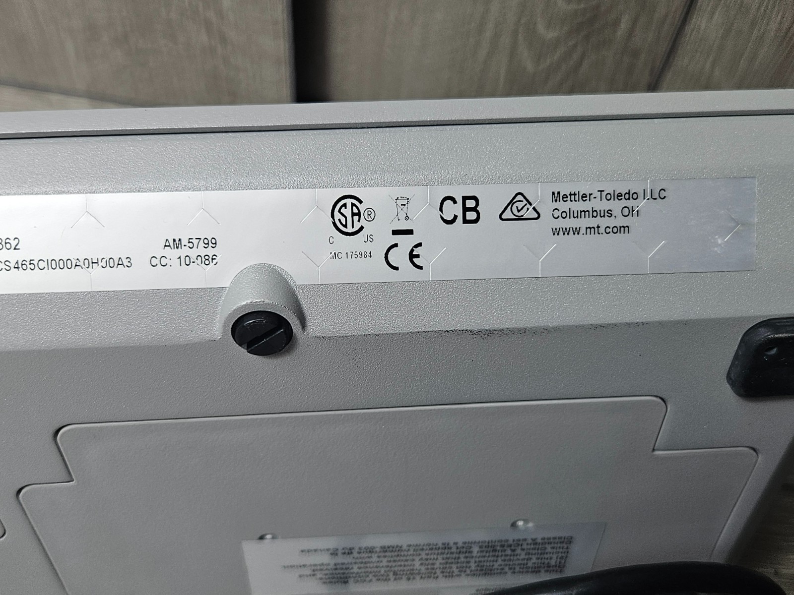 Mettler Toledo – Terminal ICS465g Mod.ICS4x5-1 SN: B922727362 SCK: ICS465C1000A0