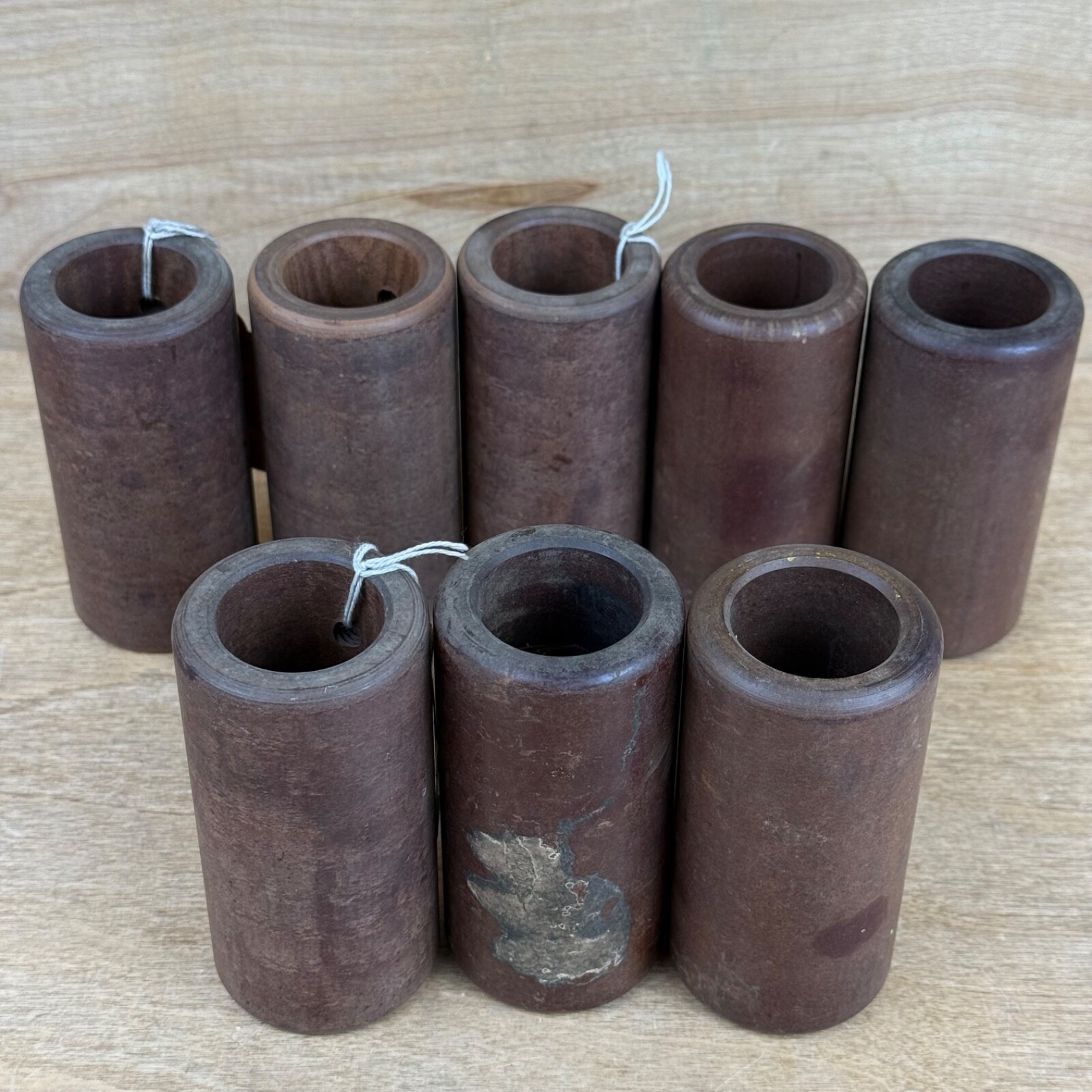 Lot NOS Vintage Phenolic Tube High Temp Bushing Handle Custom Knife Axe Unknown