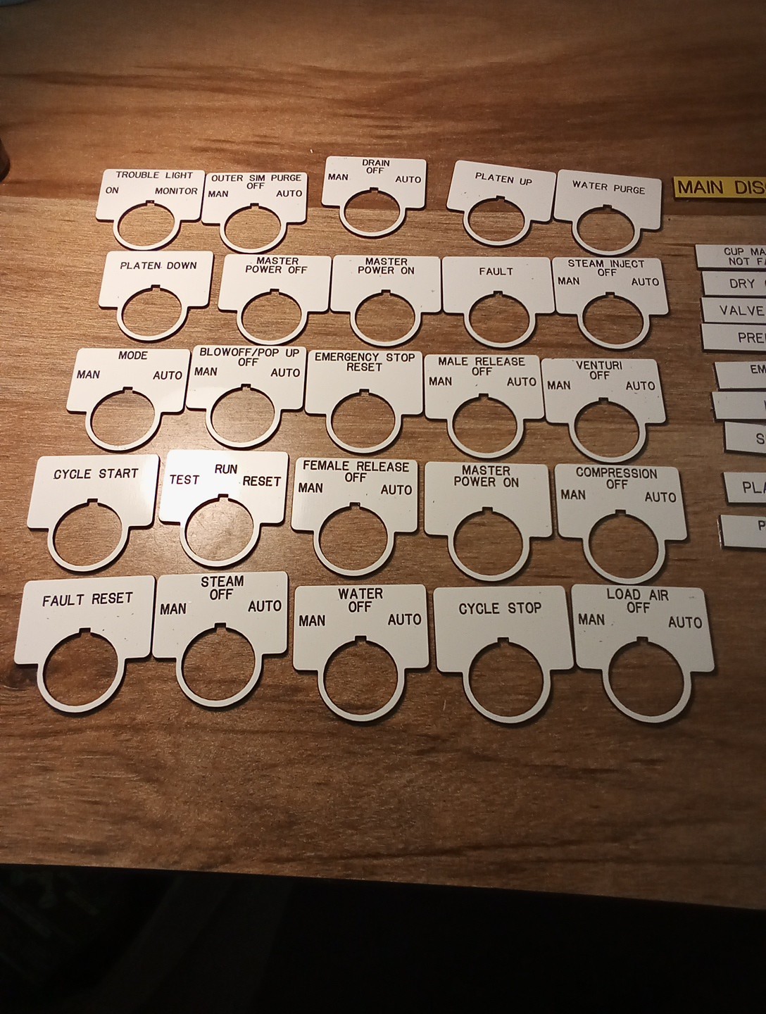 Unbranded Assorted Industrial Labels
