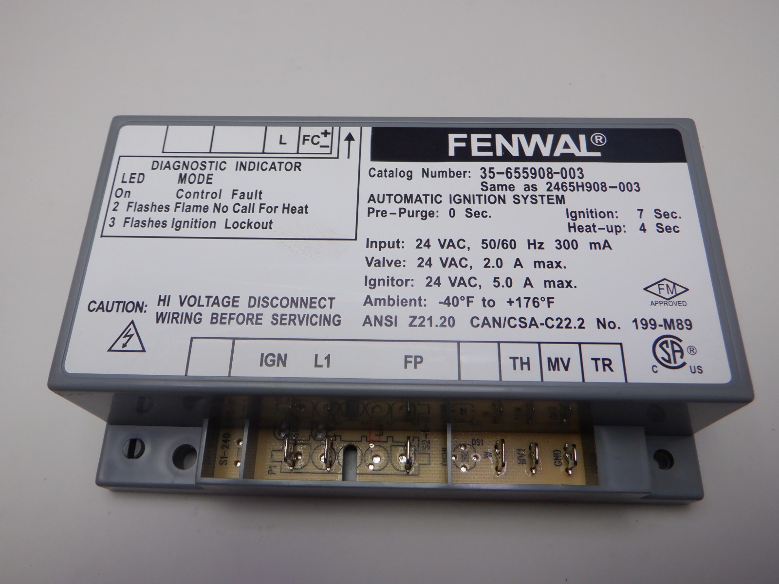 Fenwal 35-655908-003 Ignition Control new