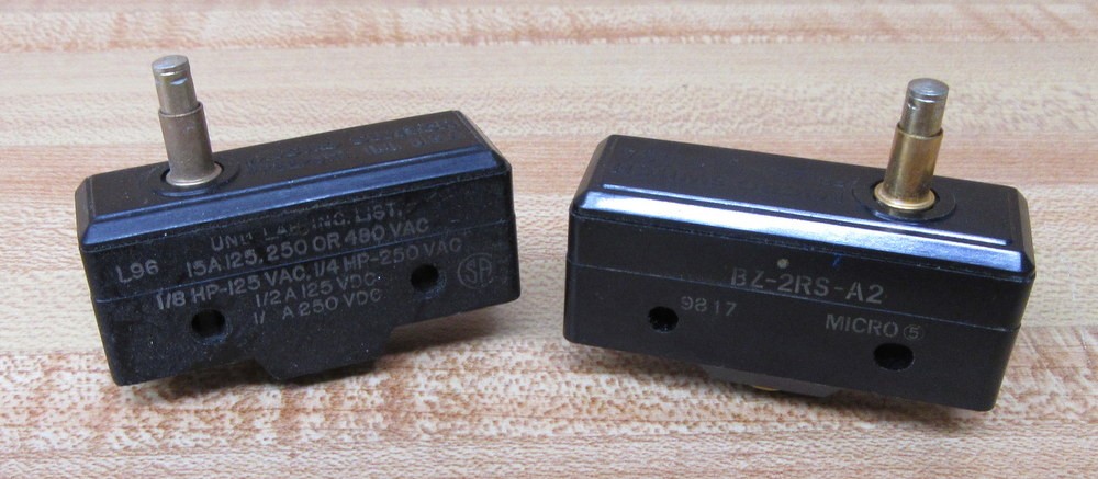 Honeywell Micro Switch BZ-2RS-A2 Limit Switch BZ2RSA2 (Pack of 3)