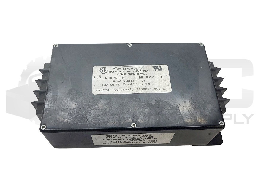ISLATROL IC + 130 ACTIVE TRACKING FILTER 120VAC 50/60HZ 30.0A