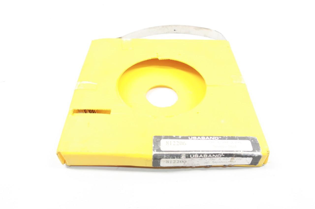 Usaband 812206 Stainless Banding 0.75in X 0.3in X 50ft