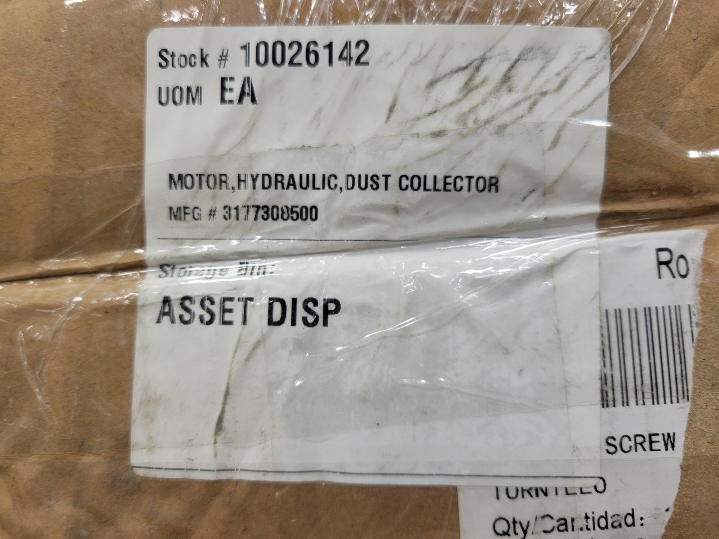 SURPLUS NEW 2012 EPIROC 3177308500 Dust Collector Hydraulic Motor – Parts