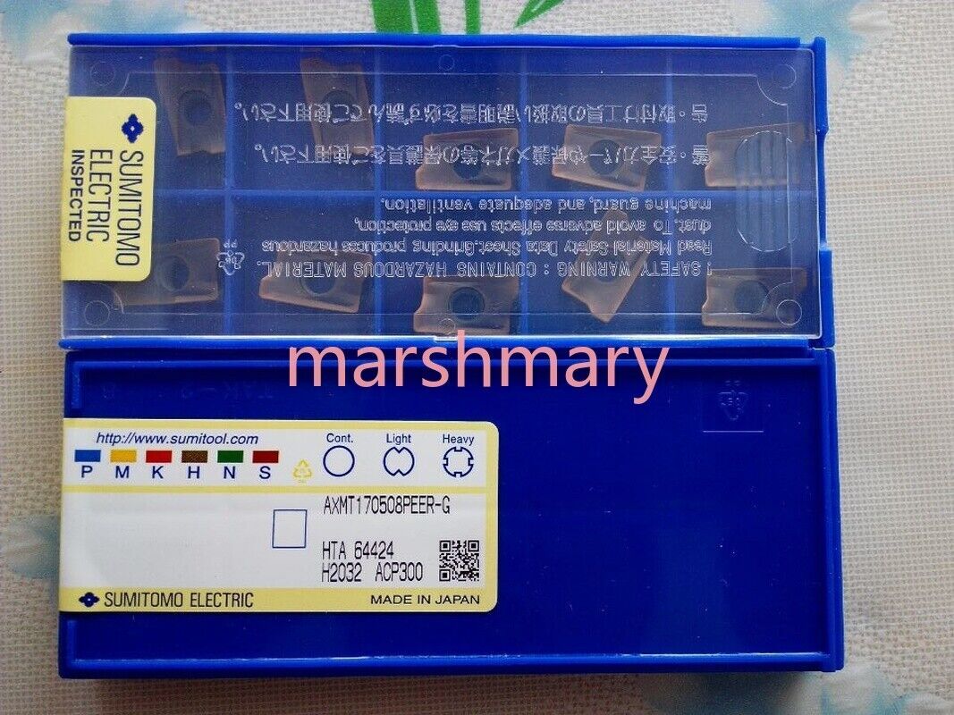 10PCS/ ONE Box New SUMITOMO AXMT170508PEER-G ACP300 Carbide Inserts