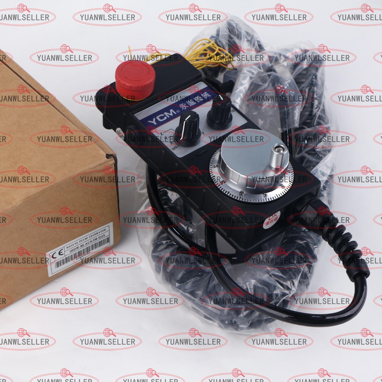 1PC YCM IHDW-BLACS-IM-D25 Handwheel Handy Pulser Manual Generator New