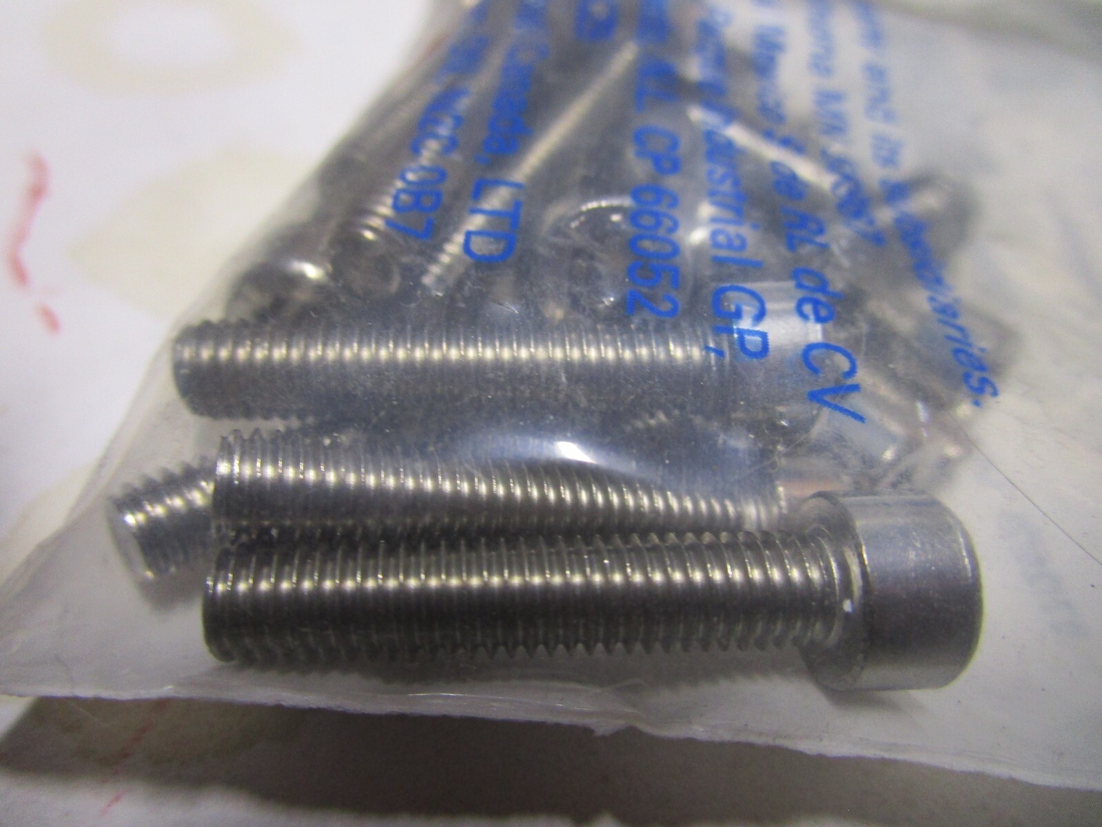 M5-0.8 x 25mm L 4mm Hex A2-70 Plain Stainless Steel Socket Head Cap Screw QTY 25