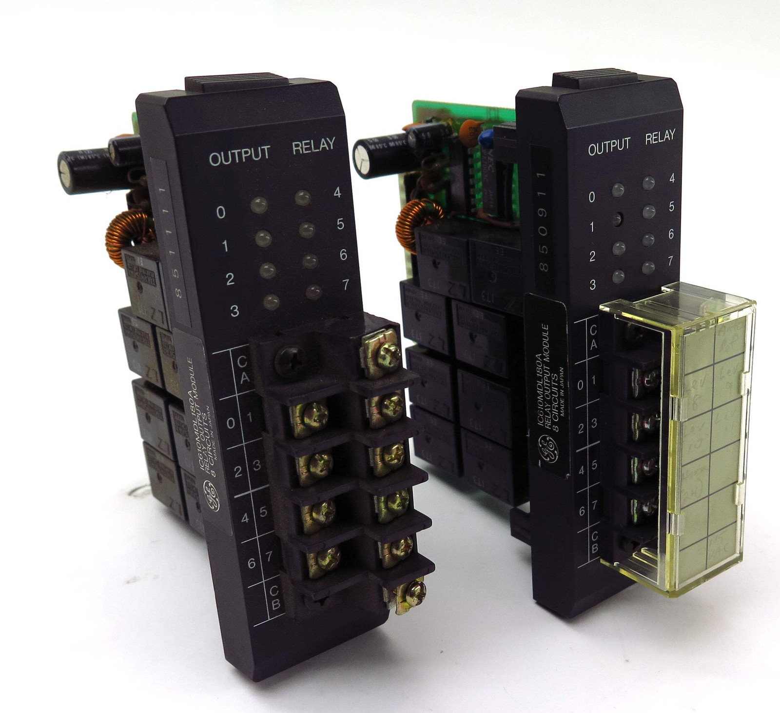 General Electric Relay Output Module 8 Circuits IC610MDL180A ( 2 ) Free Shipping