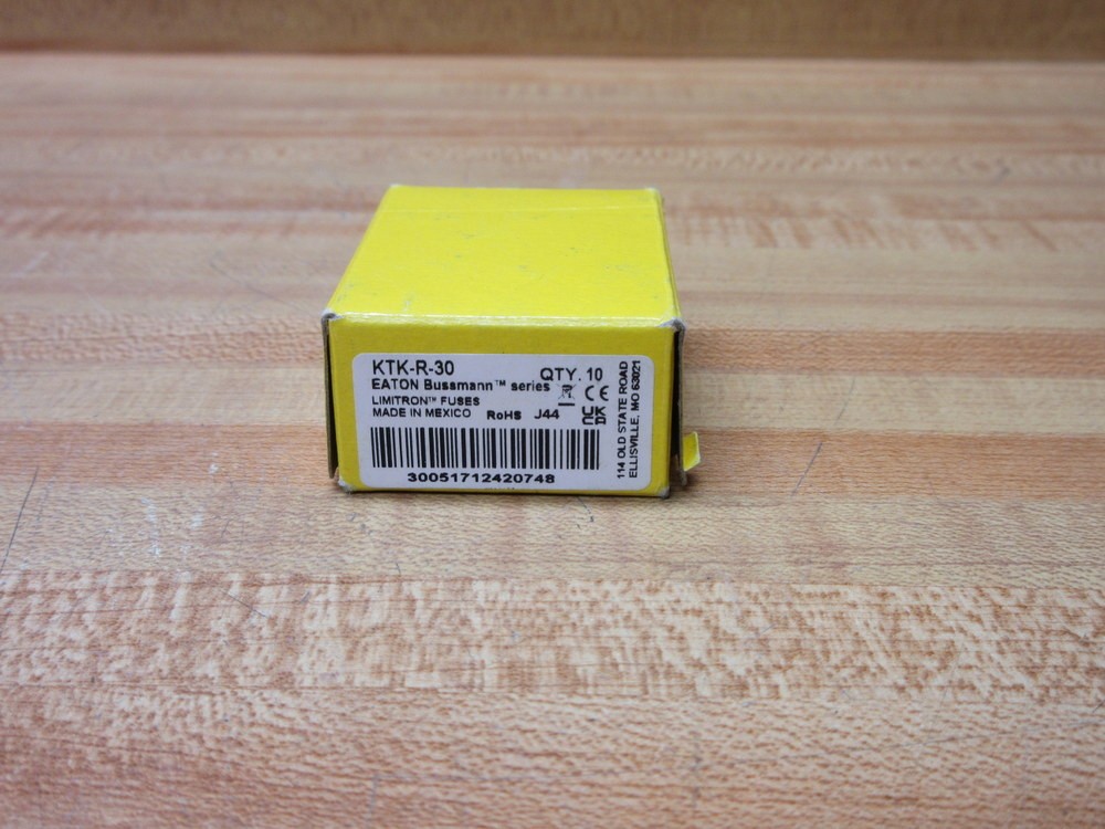 Buss KTK-R-30 Bussmann Fuse Cross Ref 4XC28 (Pack of 10)
