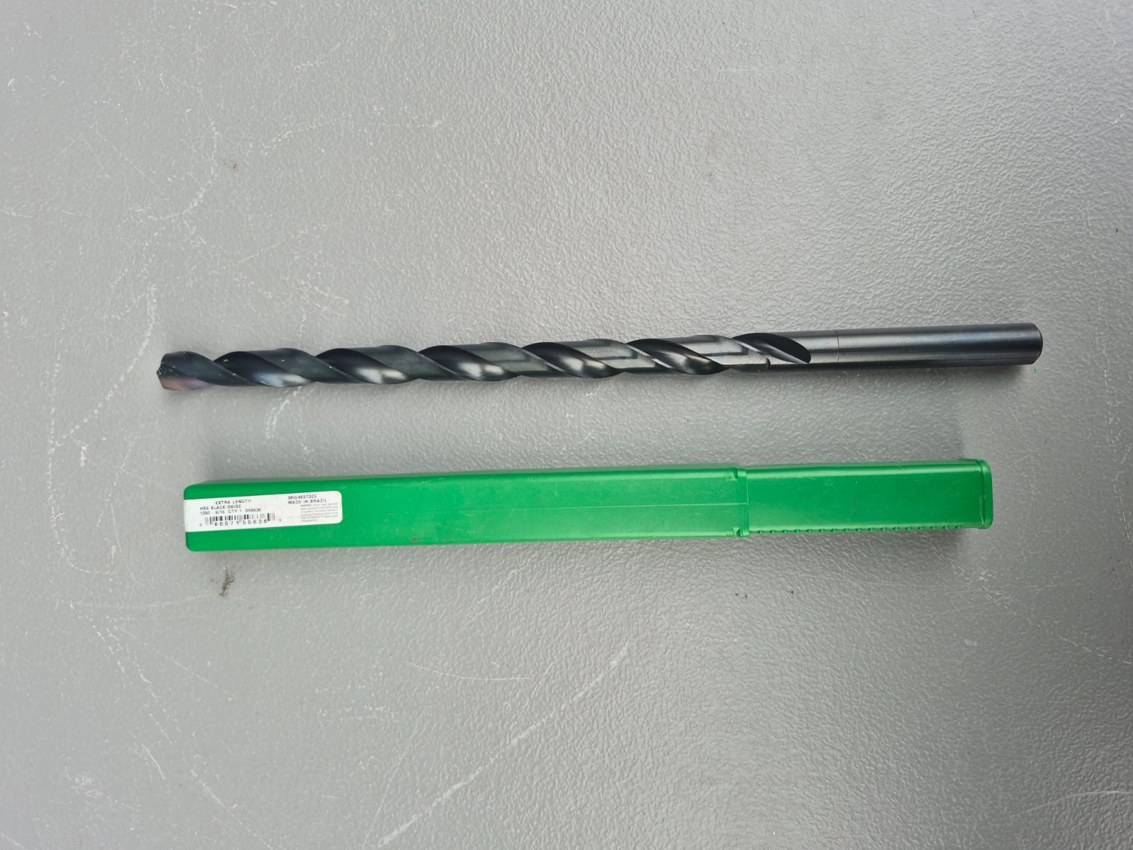 NEW PRECISION TWIST EXTRA LENGTH 9/16 PTD HSS BLACK OXIDE 5RG4657323 059636