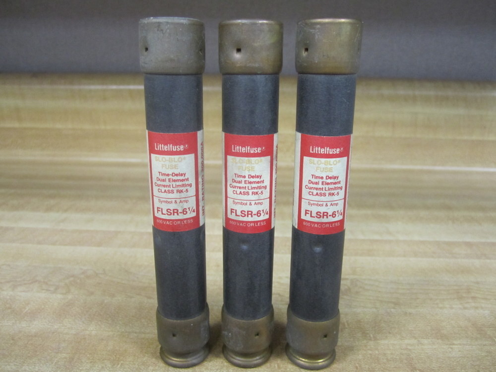 Littelfuse FLSR-6-1/4 Fuse FLSR614 Tested (Pack of 3)
