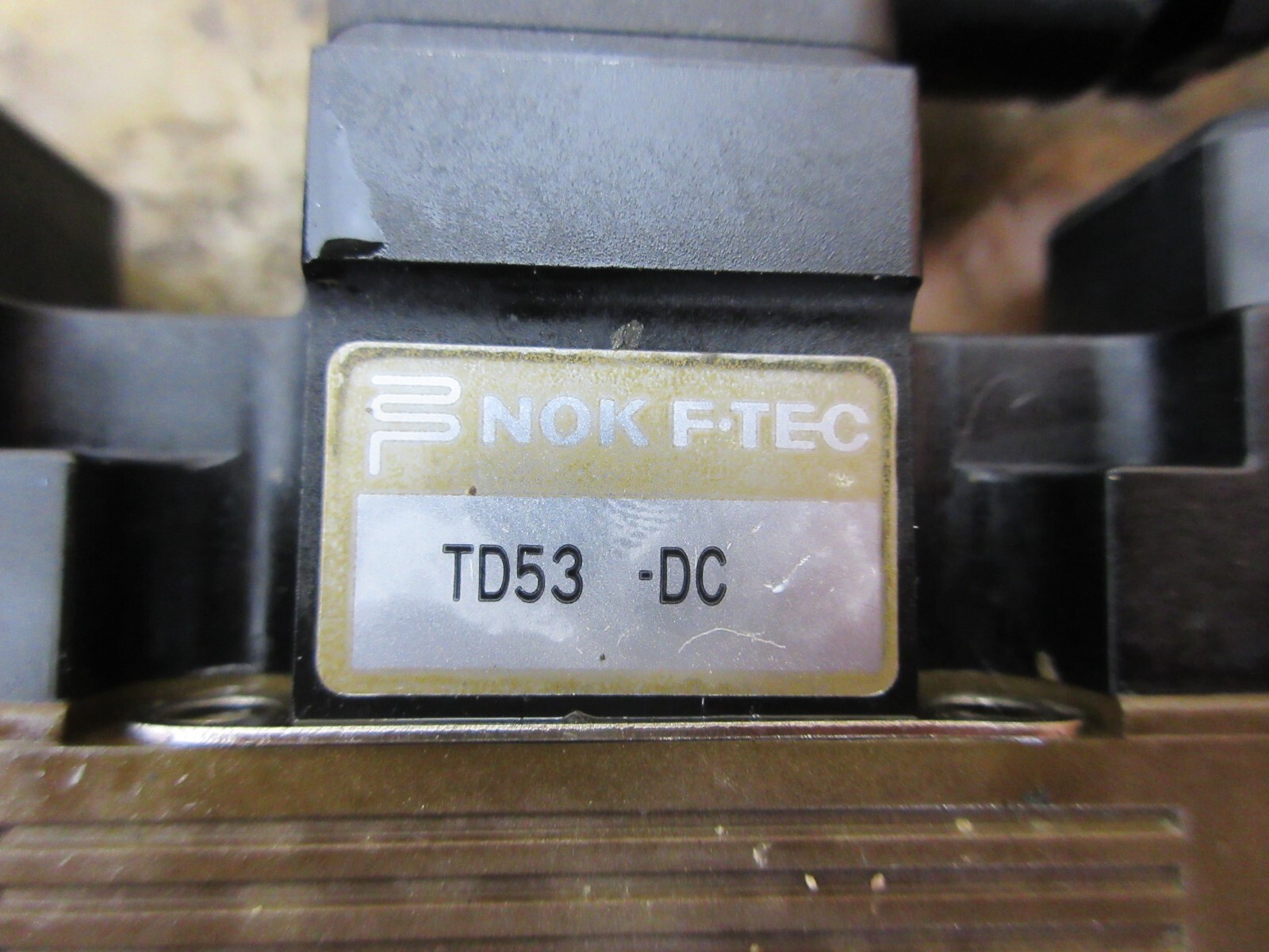 NOK F.TEC SOLENOID VALVE KIWA EXCEL 510 COLT CNC TD53-DC DC24V