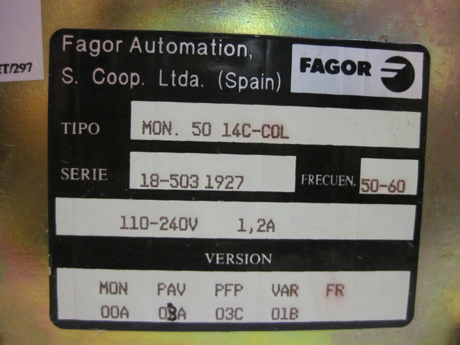 100% WARRANTY Fagor MON.50 14C-COL Main Operator Display Panel M0N.50 14C-C0L