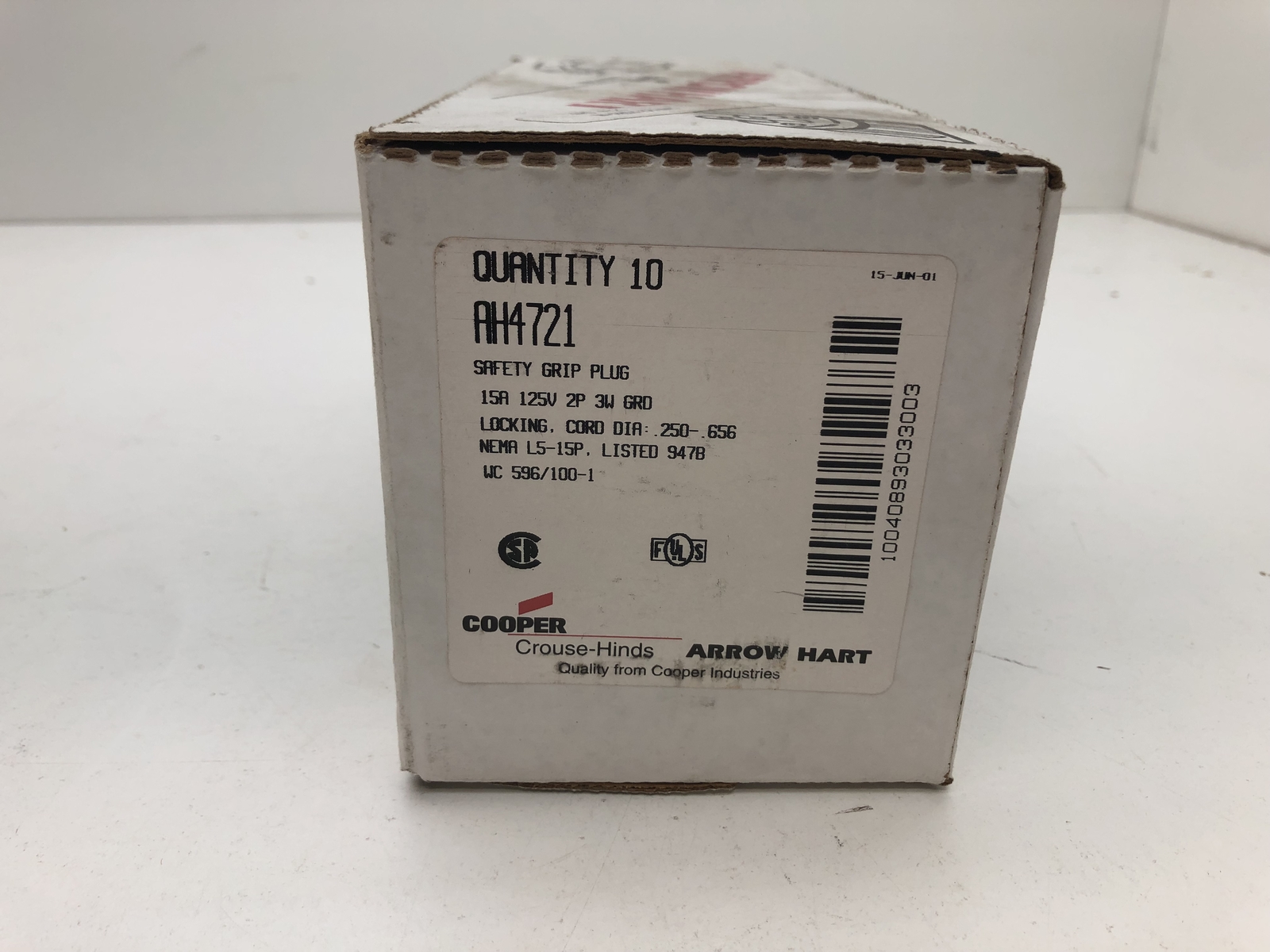 (QTY.7) COOPER – ARROW HART AH4721 SAFTEY GRIP PLUG