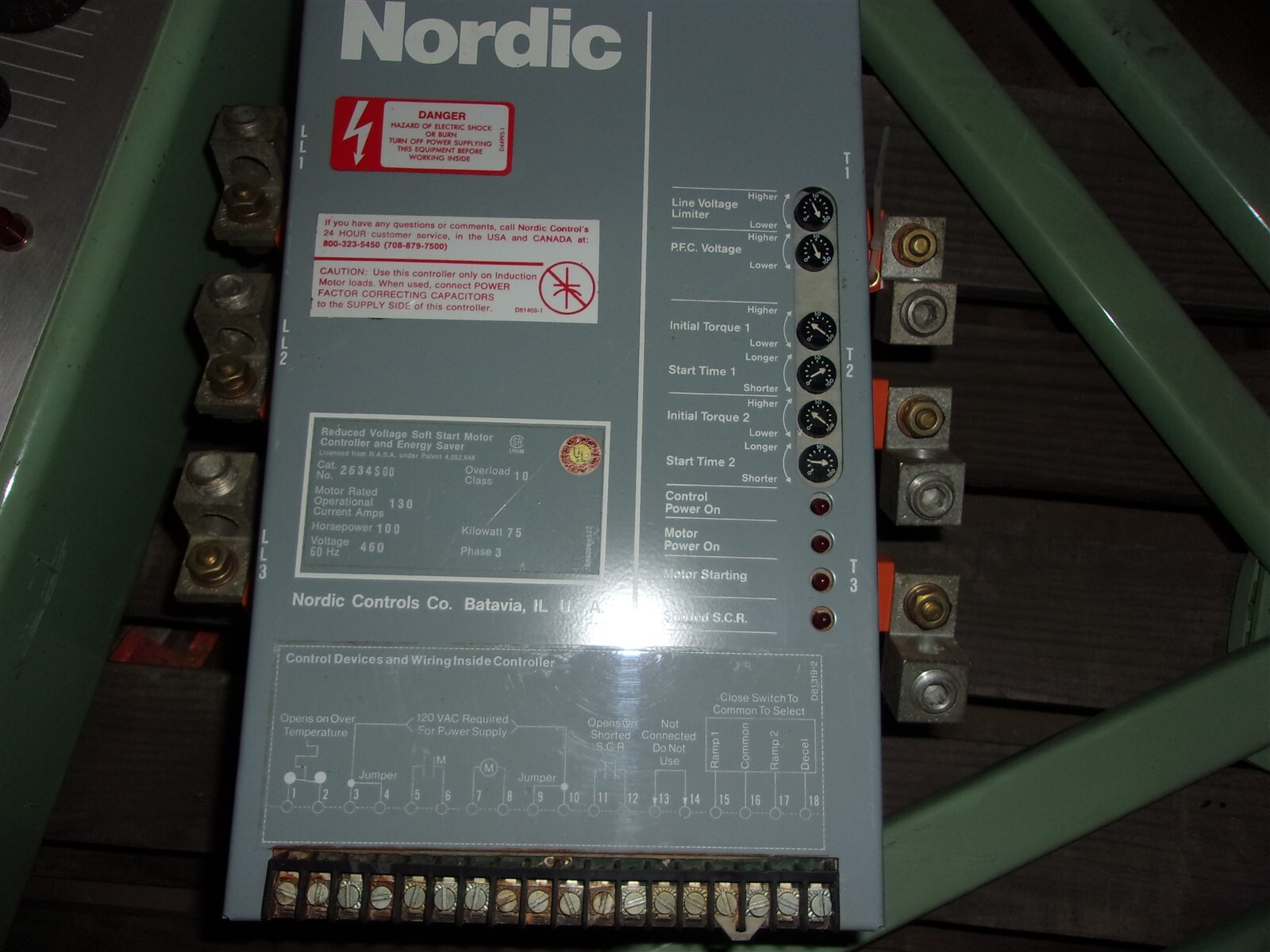 Nordic Reduce Voltage Soft Start Motor Controller 2634S00 Class 10