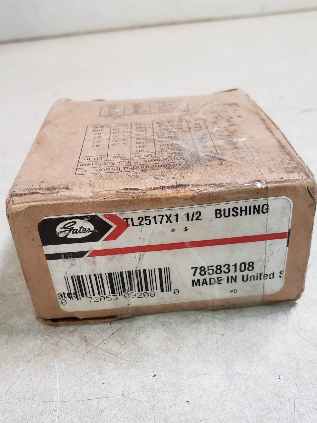 GATES 2517X1 1/2 78583108 NSNB – TAPER LOCK BUSHING