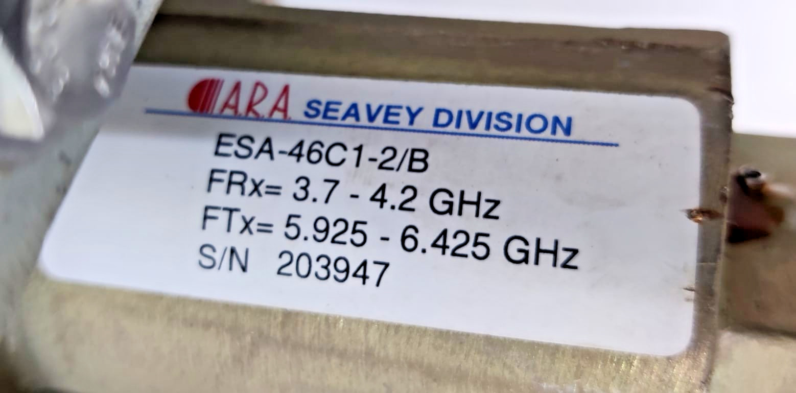 A.R.A SEAVEY DIVISION ESA-46C1-2/B, A1 MICROWAVE PB1446 WB #2