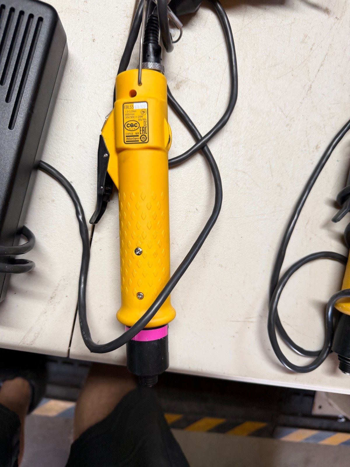 Atlas Copco EBL55 Electric Clutch Screwdriver w/ EBL Drive & Balancer DR90-10103
