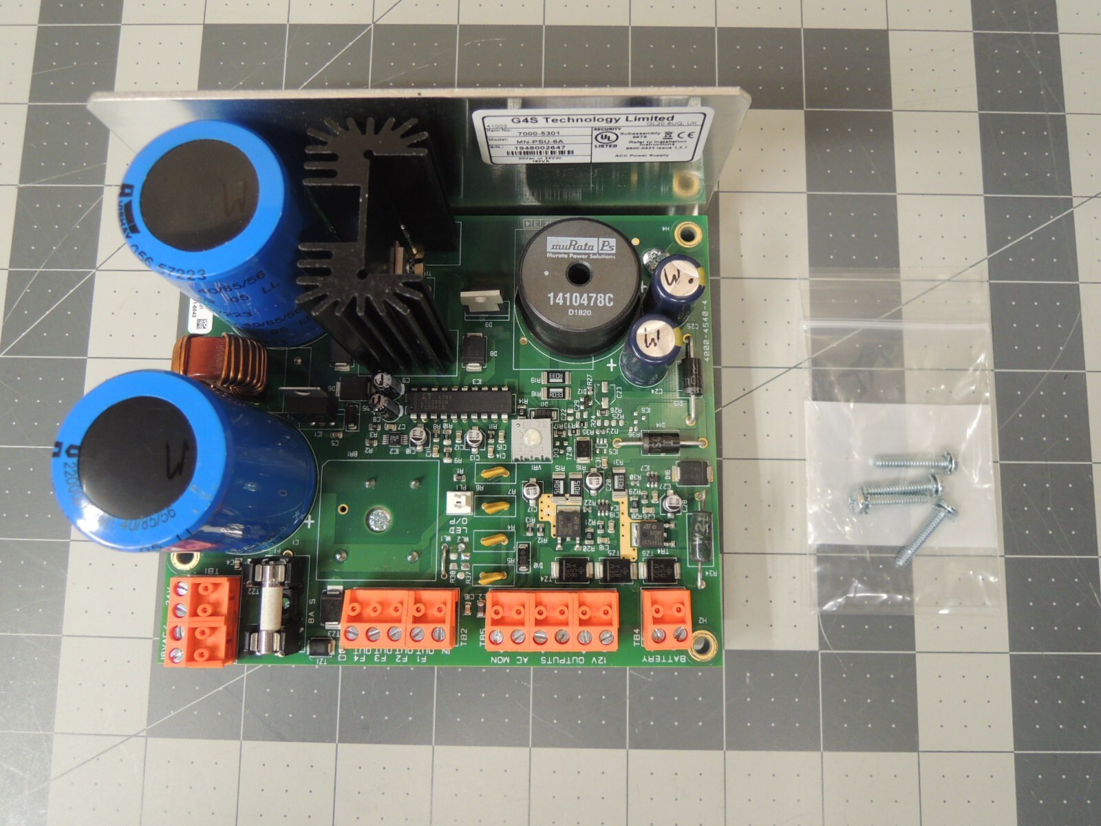 G4S Technology MN-PSU-6A Power Supply 7000-5301 150VA 120V to 20VAC or 24VAC