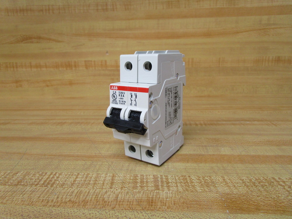 Asea Brown Broveri S202U-K8 ABB 8A Circuit Breaker S202UK8