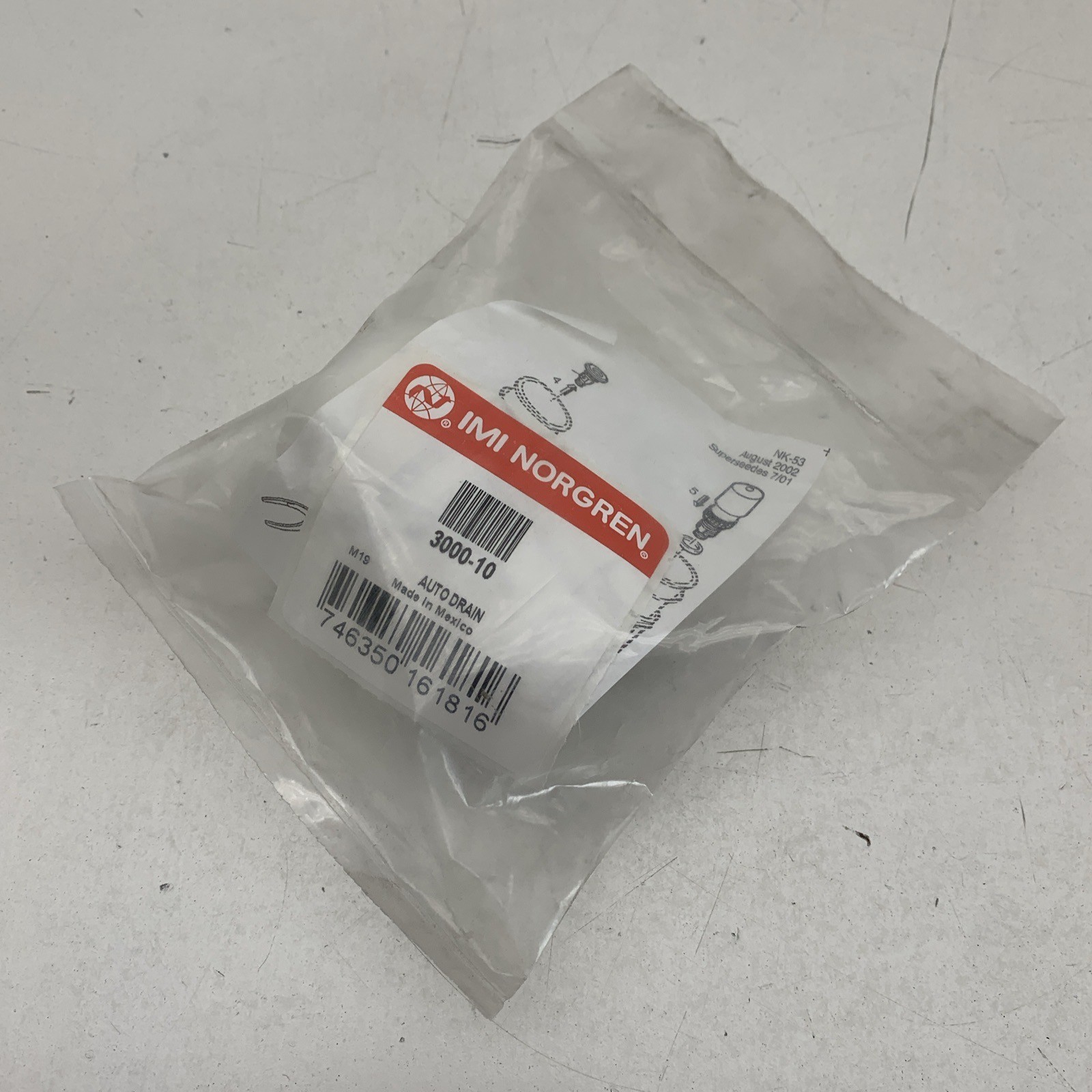 IMI Norgren 3000-10 Auto Drain for Filter/Regulator, 3000 Series