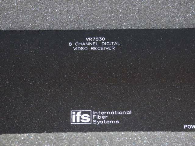 1 x VR7830 Single Mode 8 Channel Video Receiver