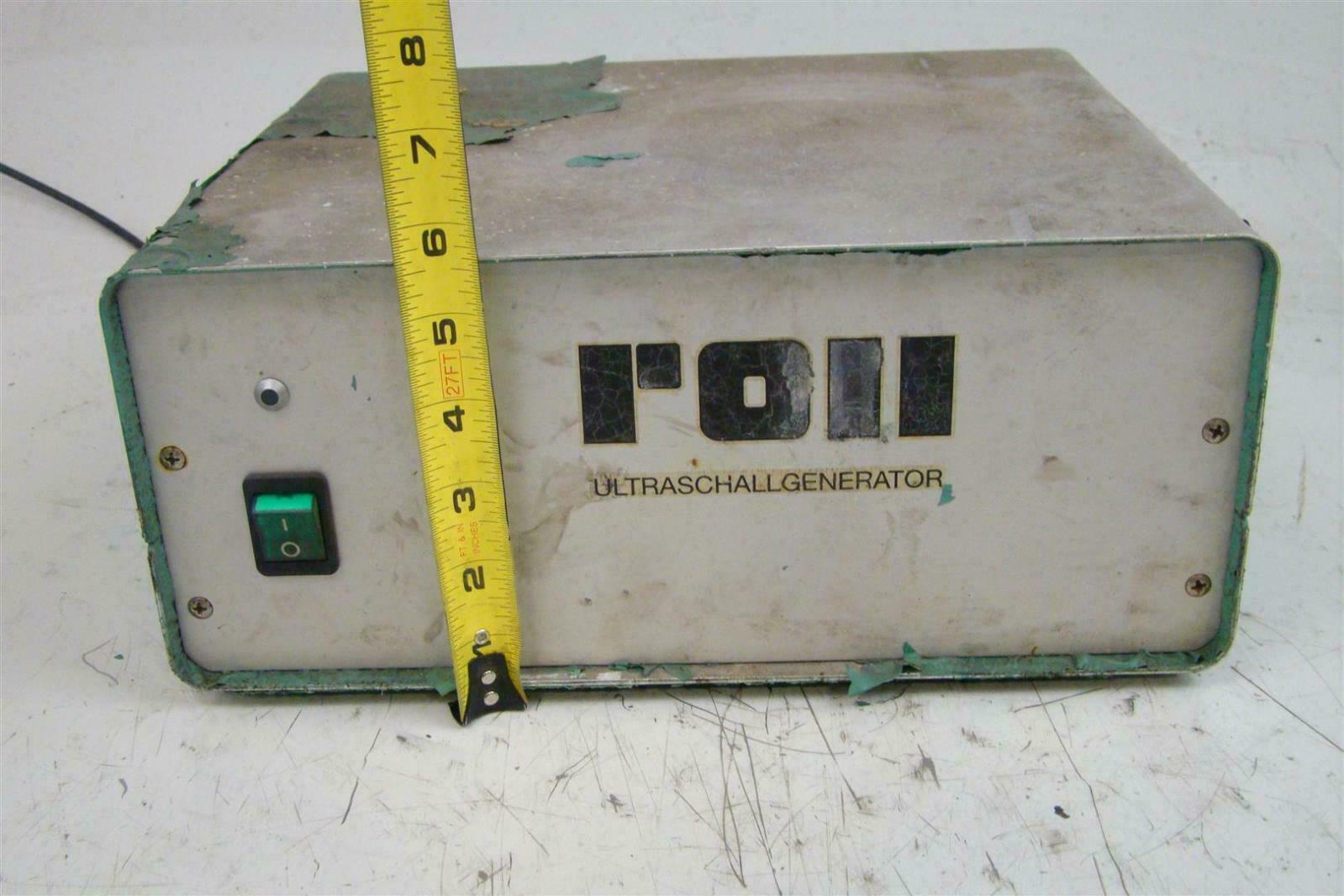 Karl Roll Ultraschall Generator TG 600P40, D-75417