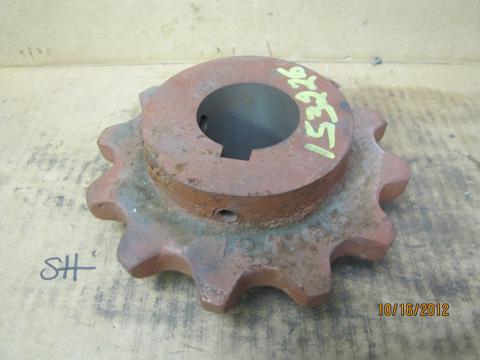 No Name Sprocket 12T55 12 T 55 12 Teeth 50mm 1-15/16″ Bore Keyed New