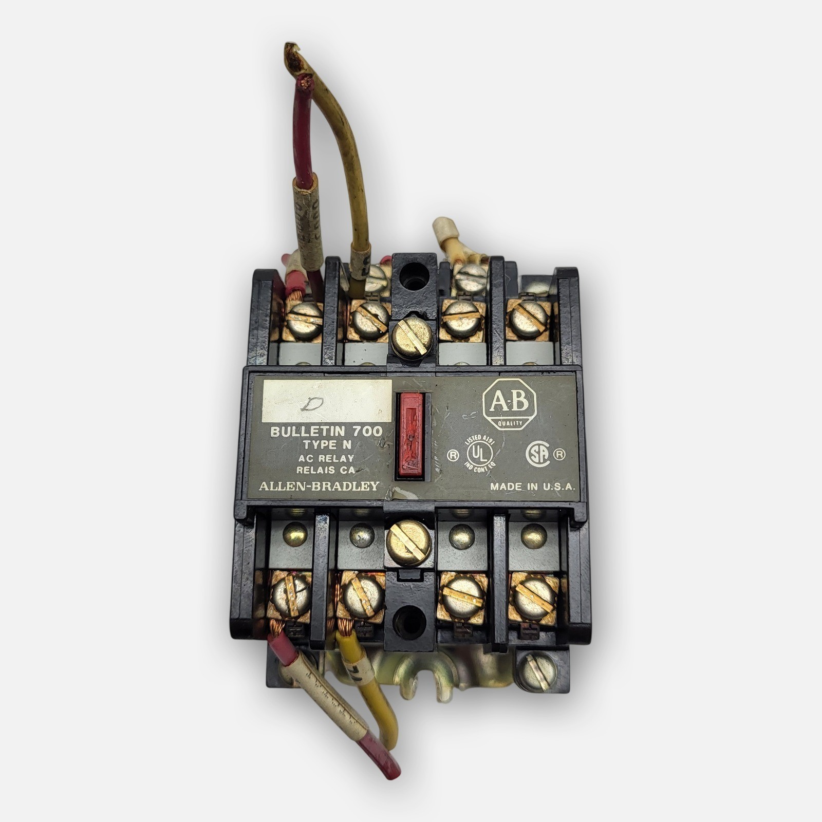 LOT OF 4 700-N400A1 /C CONTACTOR W/ 84AB86 COIL 120V/60HZ, 110V/50HZ