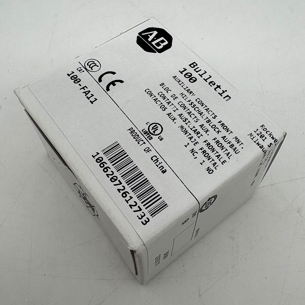 100-FA11 New Auxiliary Contact 1 NO And 1 NC for use with 100-C all 100FA11