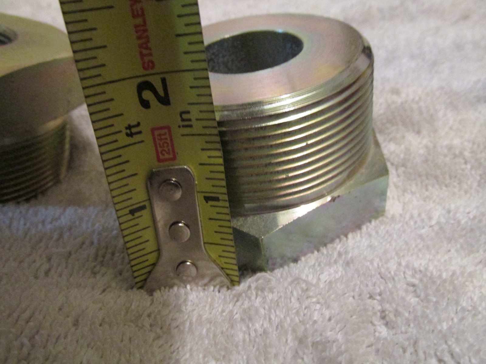 LOT OF 2 NEW Eaton Aeroquip 2081-32-16S Hose Adapter, 1″, Nptf Fittings