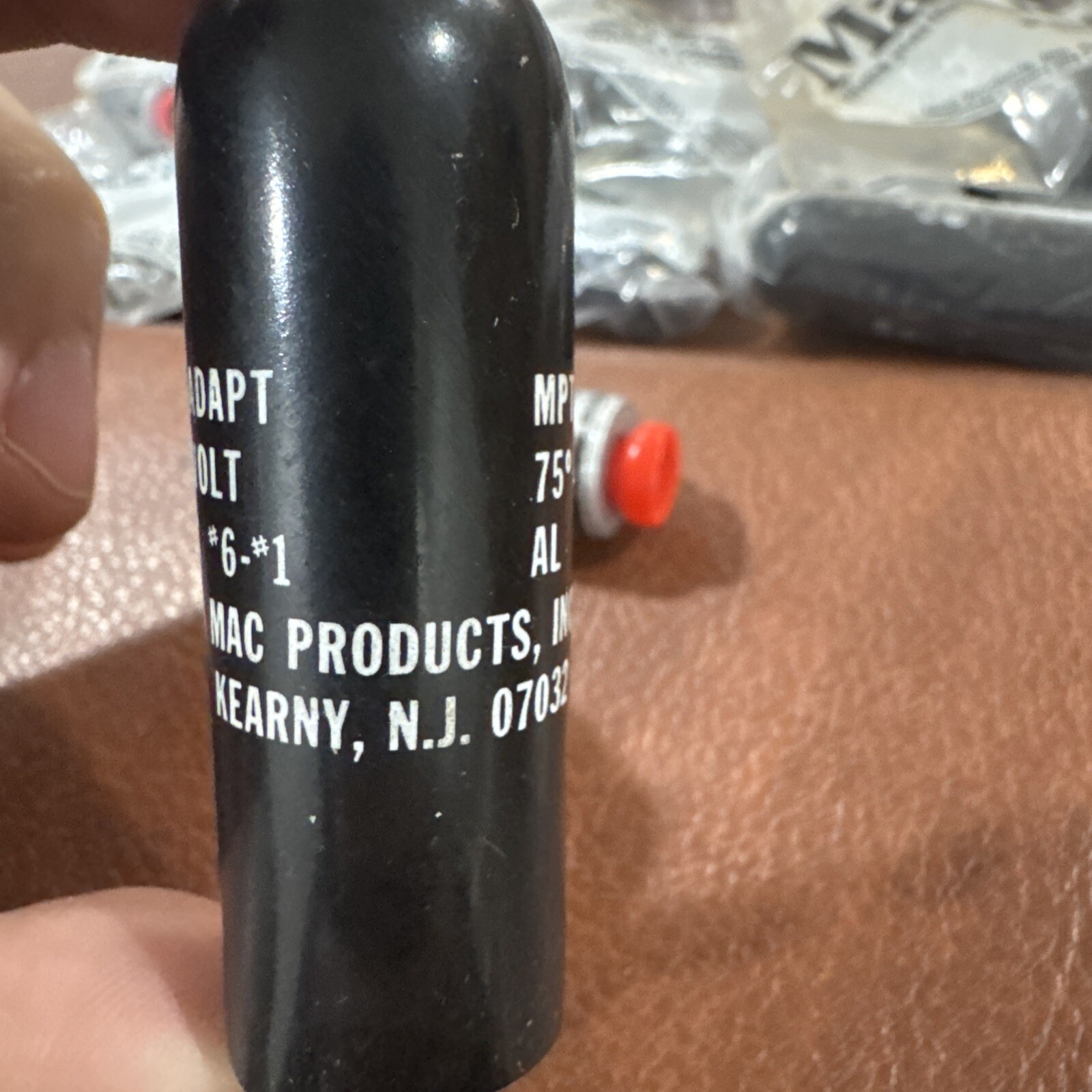 25x Mac Adapt MPT-4 #4-AL INDEX-BG 3 Crimp Code 52 Pigtail Compress Adapter JC-C