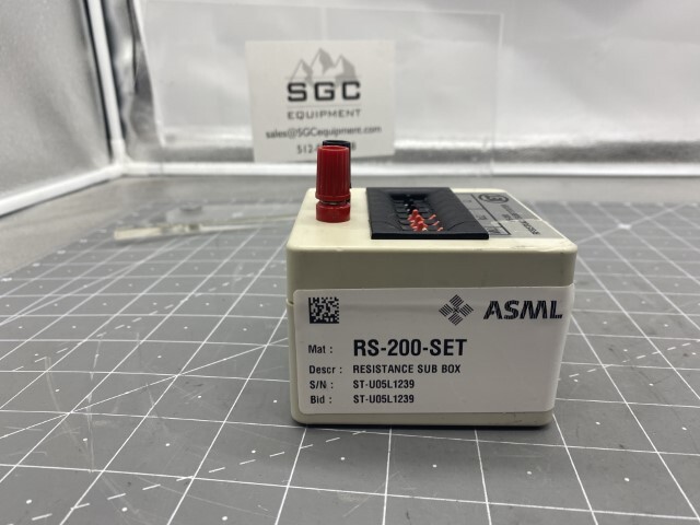 IET Labs Resistance Sub Box PN: RS-200 ASML RS-200-SET