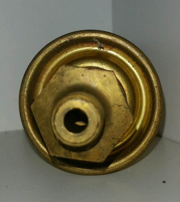 GITS BROTHERS OILER CHICAGO BRASS PLASTIC CUP AS SHOWN UNTESTED
