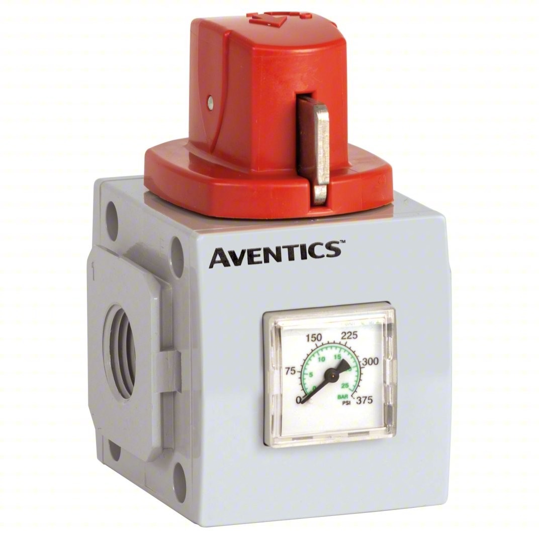 NUMATICS Aventics Shut Off Valve 1/2 in NPT, 1/2 in NPT 8652A3M04FA 232 psig New