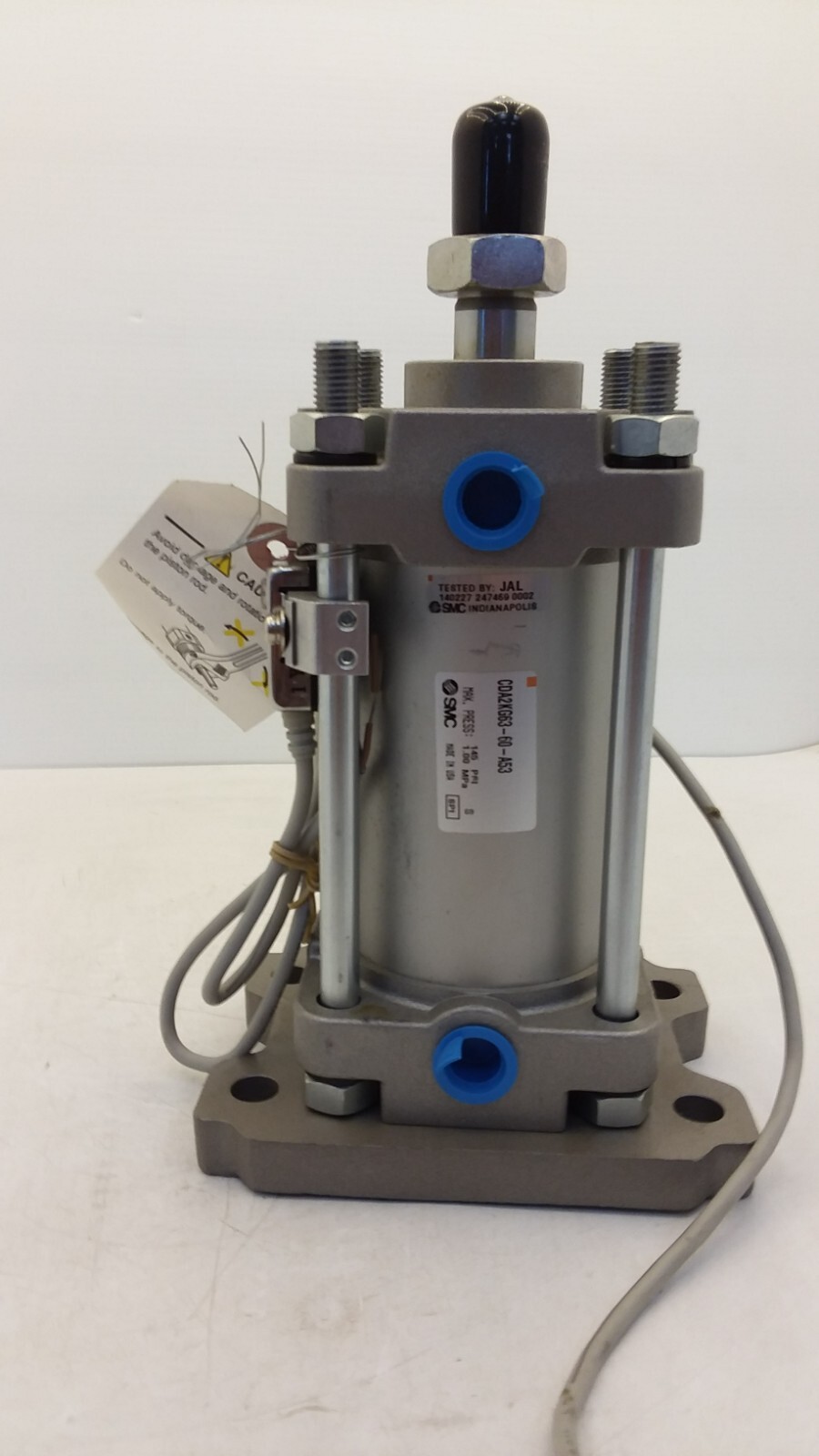 SMC CDA2KG63-60-A53 AIR CYLINDER TIE ROD MAX PRESS 145 PSI/1.00MPa NNB