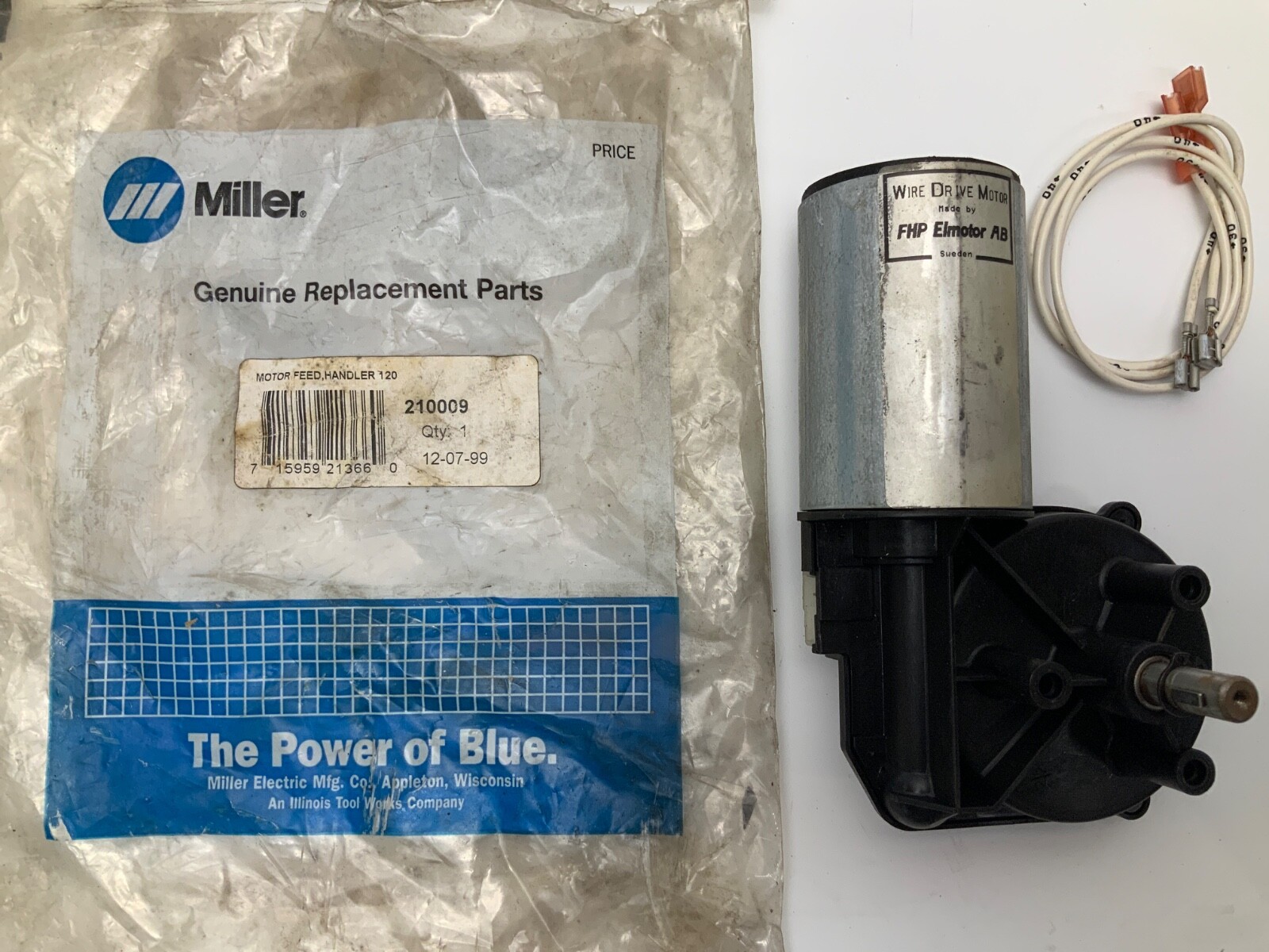 NEW GENUINE PARTS MILLER 210009 MOTOR FEED HANDLER 120