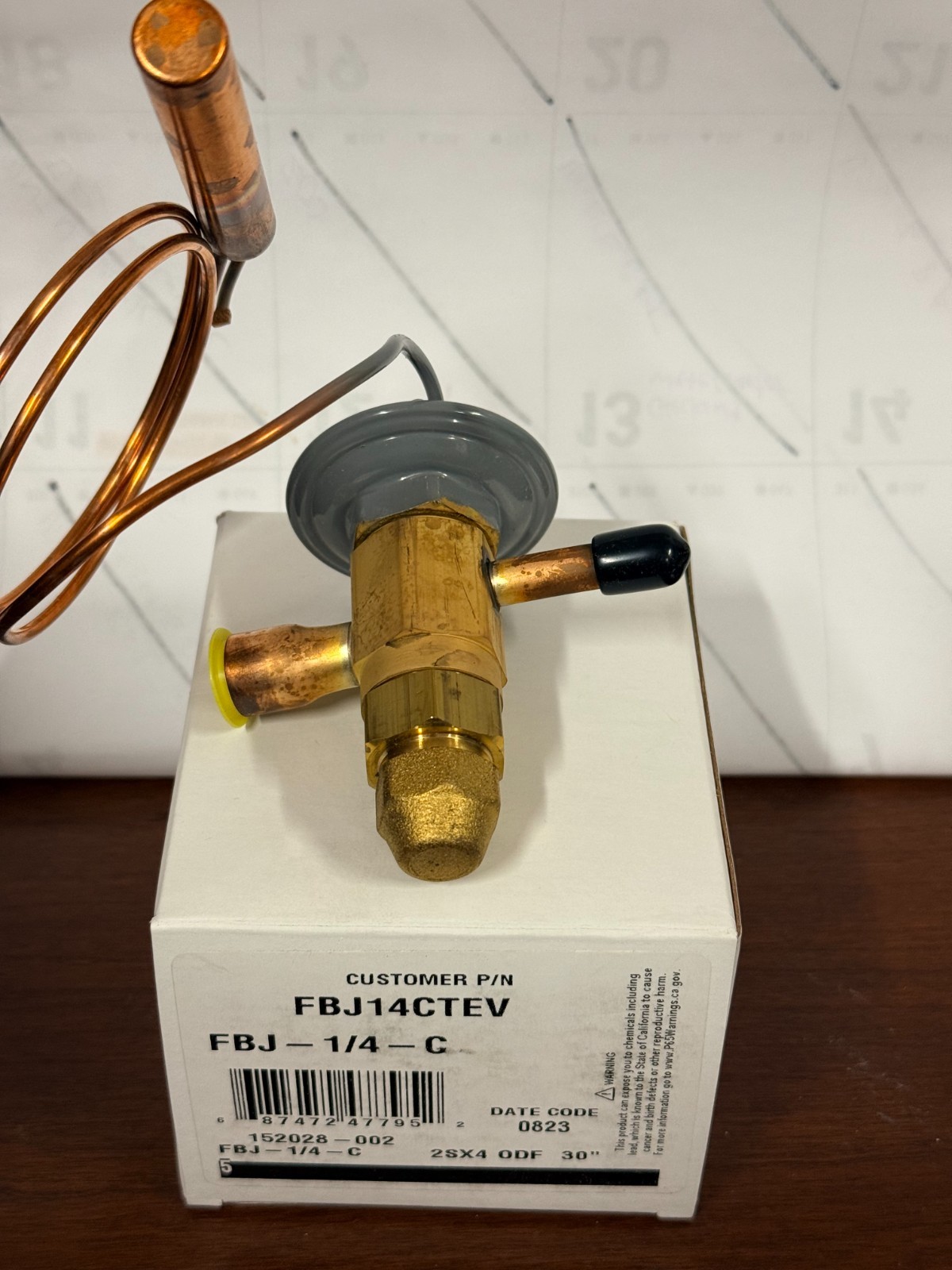 SPORLAN OEM EXPANSION VALVE FBJ-1/4-C 1/4 X 3/8 404A
