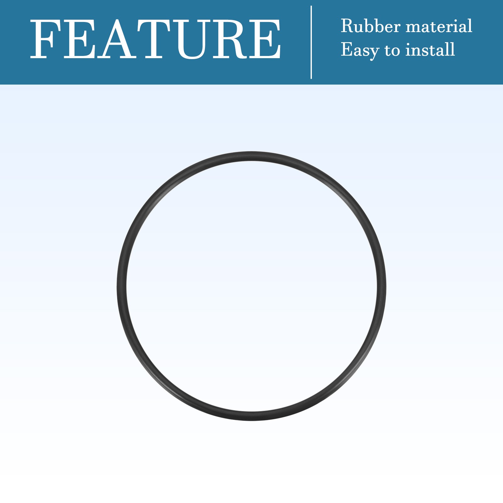 100×82.8×8.6mm Nitrile Rubber O-Rings Round Gasket Washer Black