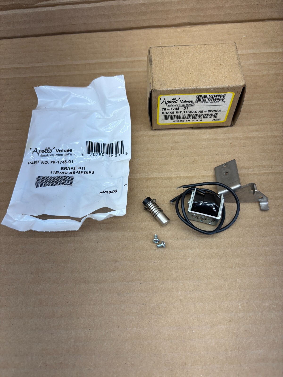 Apollo Valves 78-1748-01 Brake Kit 115VAC AE-Series Conbraco