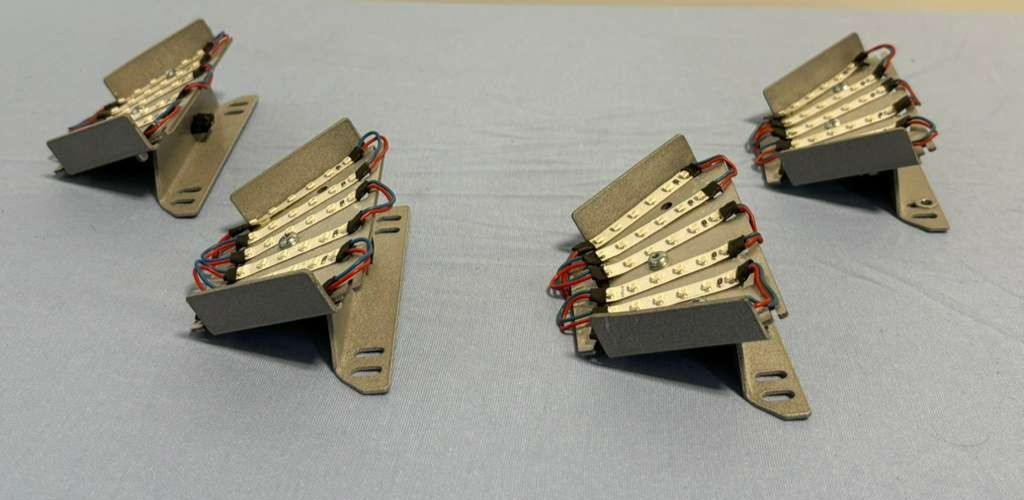 QTY 4 Baggage Scanner Detector Strips / Lead Curtains Part for Adani BV 5030